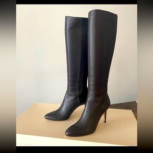 NWT Jimmy Choo Grand Skinny Boots, Brown, 40.5